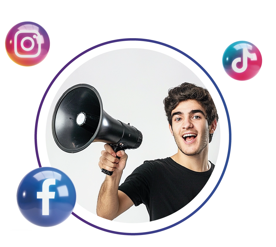 redes sociales gráfico de Vertaizen